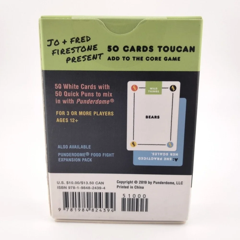Punderdome Wild Things Expansion Pack: 50 Cards Sealed - Clarkson Potter